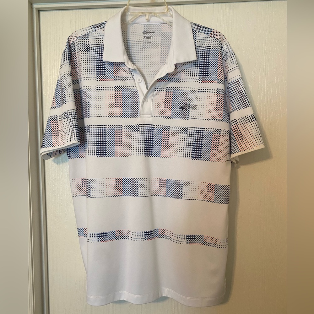 Greg Norman Attack Life Play Dry Golf Polo